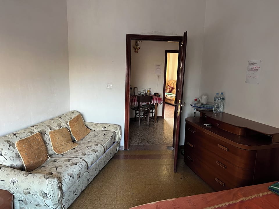 Basic Double Room, City View | Living area