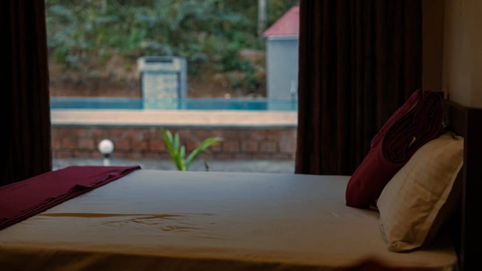 Deluxe Room, Pool View | Desk, laptop workspace