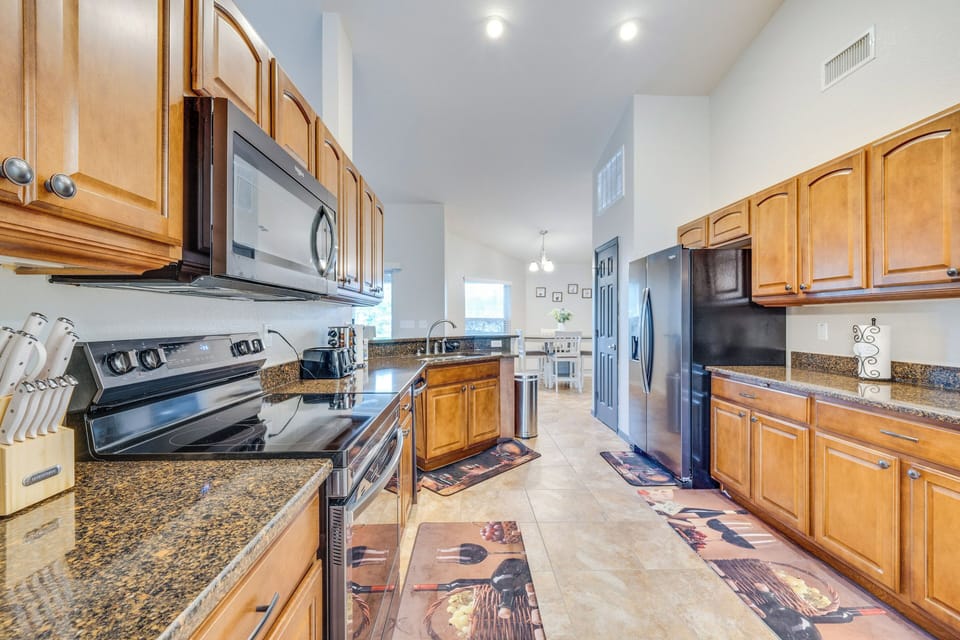 House, Patio | Private kitchen