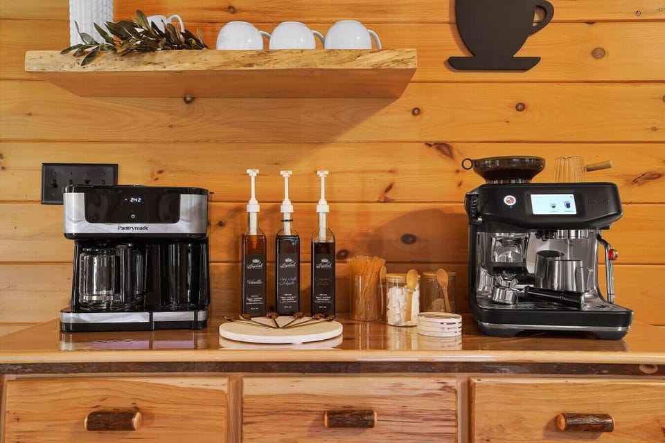 Coffee Bar: We provide all Beans, Grounds, Kcups, and Syrups
