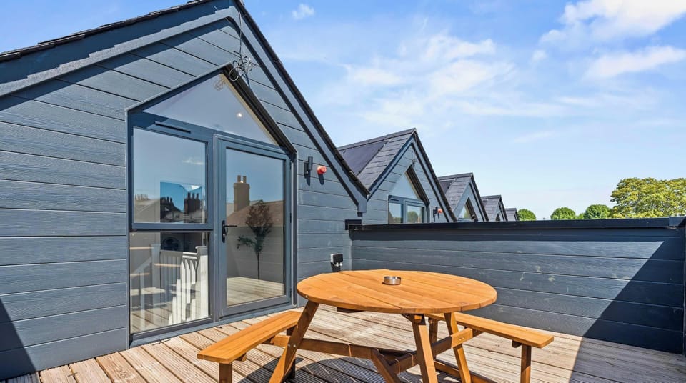 Private balcony for relaxing in the fresh air
