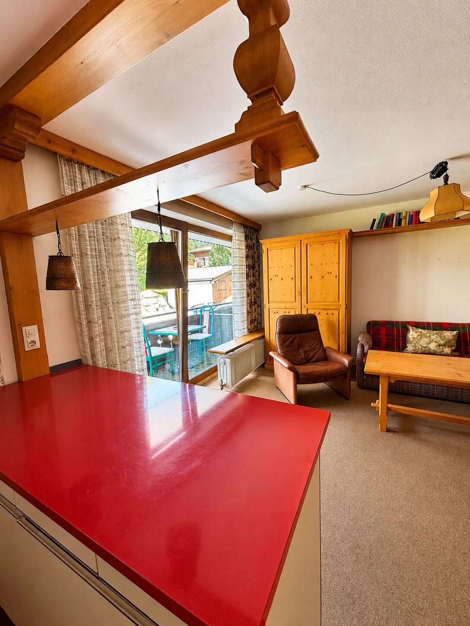 Apartment, Balcony, Garden View | Living area | TV