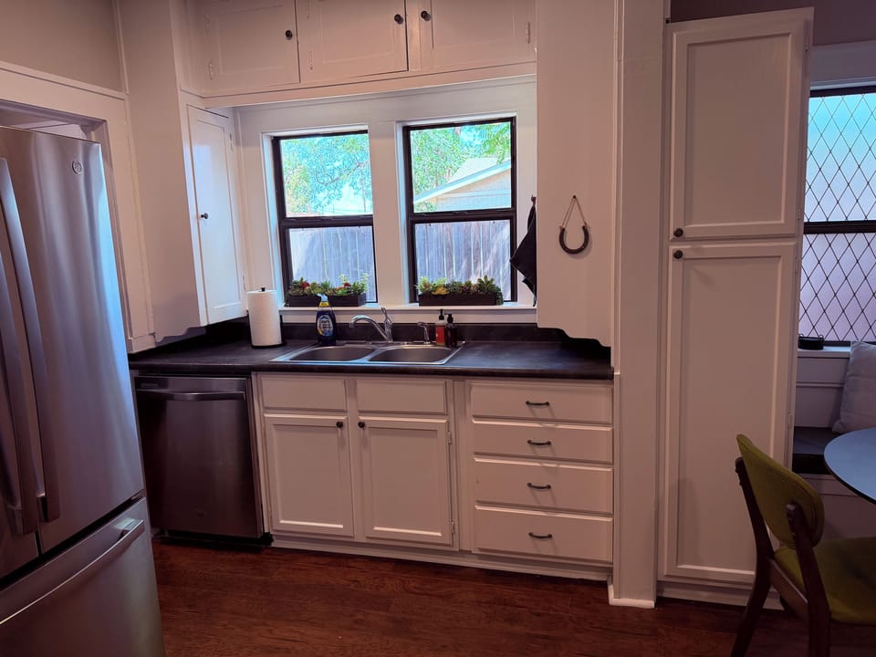 Sink Area View to the Backyard