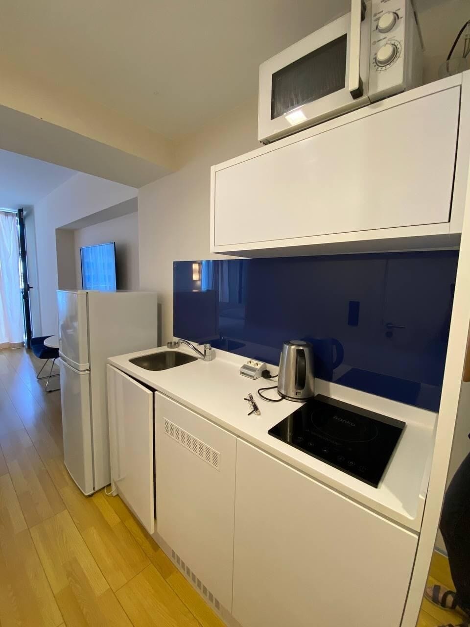 Fridge, microwave, dishwasher, freezer