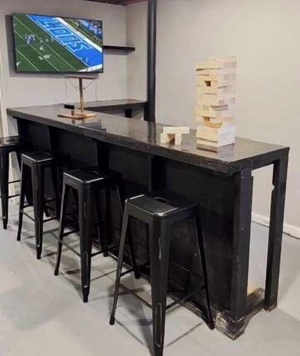 Basement Bar & Stools