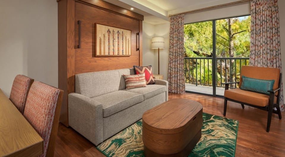 Living Area • Queen Sleeper Sofa
