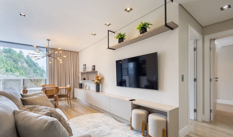 Basic Apartment | Living area | 40-inch Smart TV with digital channels