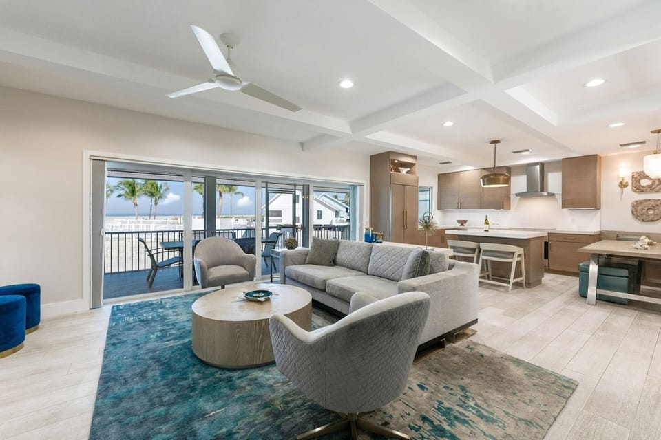 Dining area and living room share one open space for gathering.