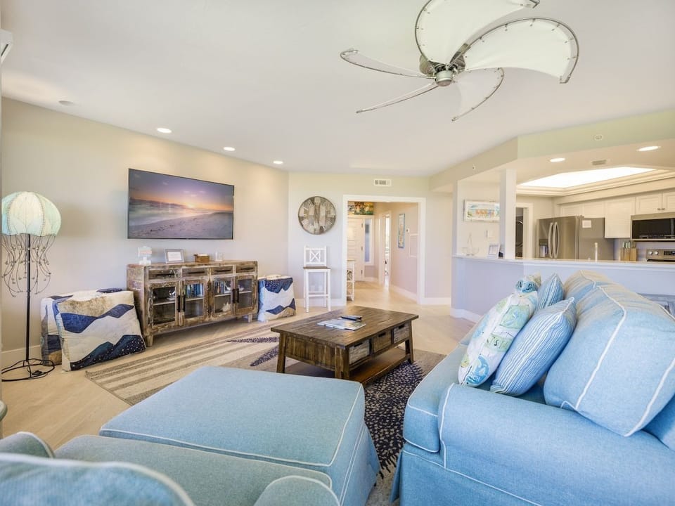 A second view of the living area shows more of the space.