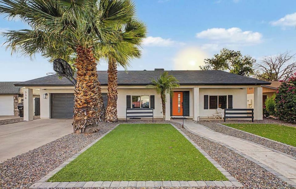 Beautifully remodeled home with garage parking in a quiet, safe Gilbert neighborhood.