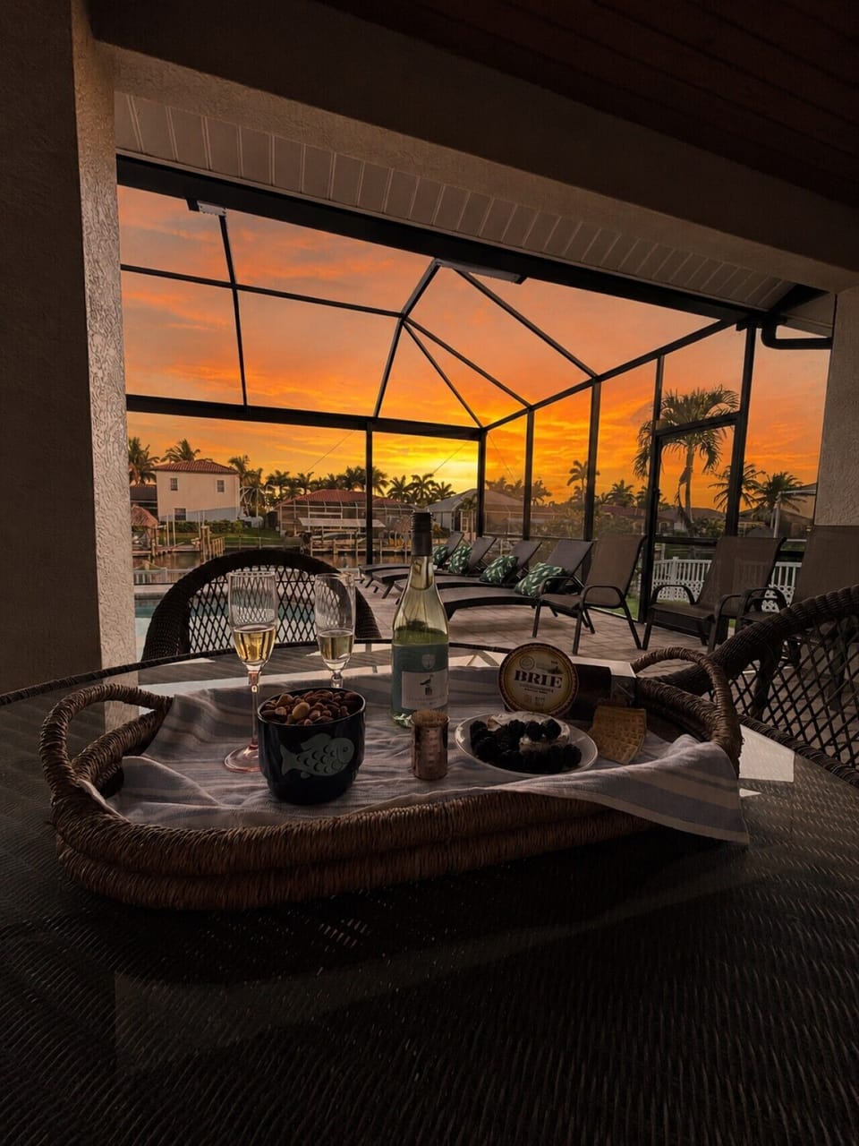 Backyard Sunset