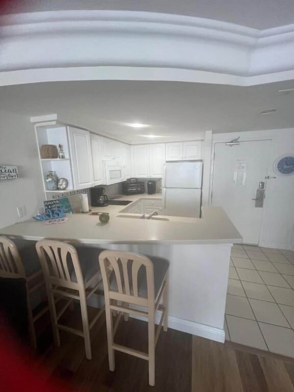 Luxury Apartment, Balcony, Ocean View | Private kitchen