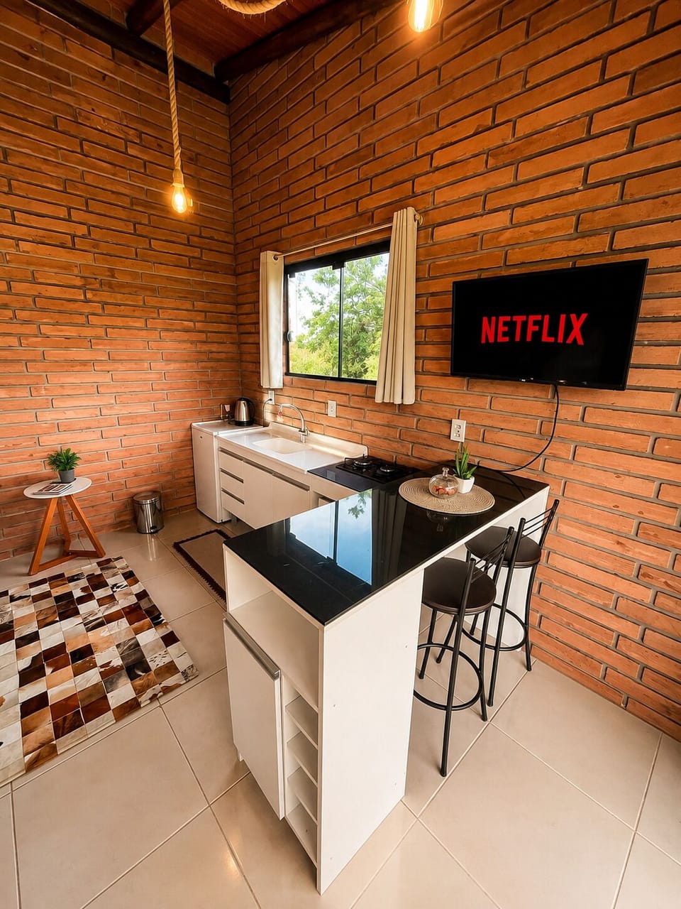 Deluxe Chalet, Mountain View | Private kitchen | Mini-fridge, microwave, stovetop, cookware/dishes/utensils