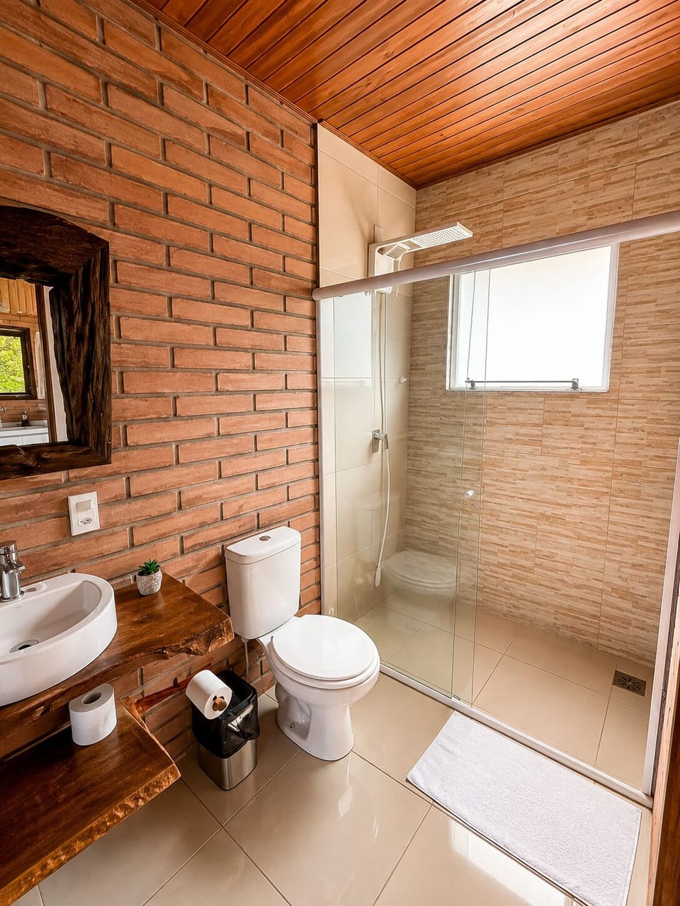 Deluxe Chalet, Mountain View | Bathroom | Hair dryer, towels, soap, shampoo