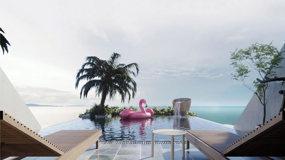 Rooftop pool