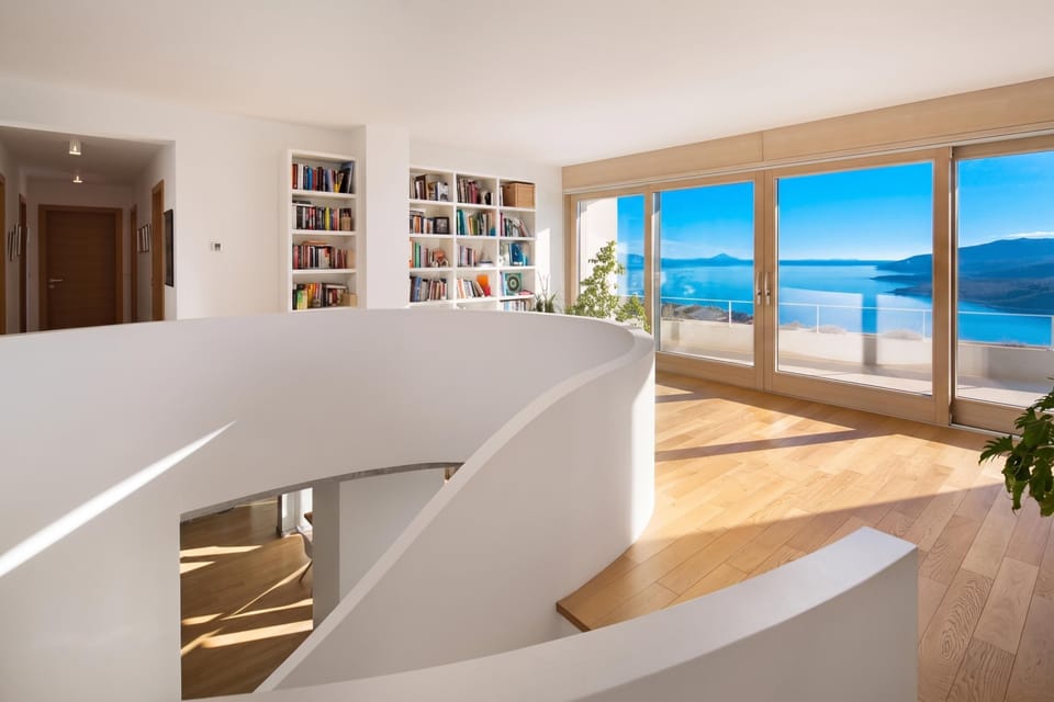 Luxury Villa, 4 Bedrooms, Fireplace, Mountainside (Villa Mayan – Luxury Sea View) | View from property