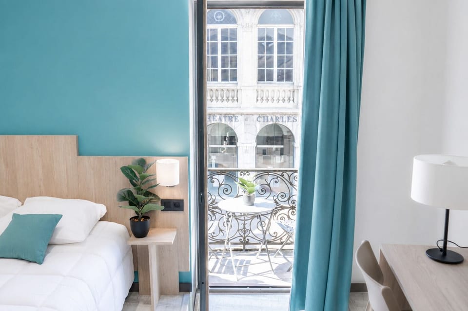 Double Room, Balcony, City View | Premium bedding, desk, WiFi (free), bed sheets