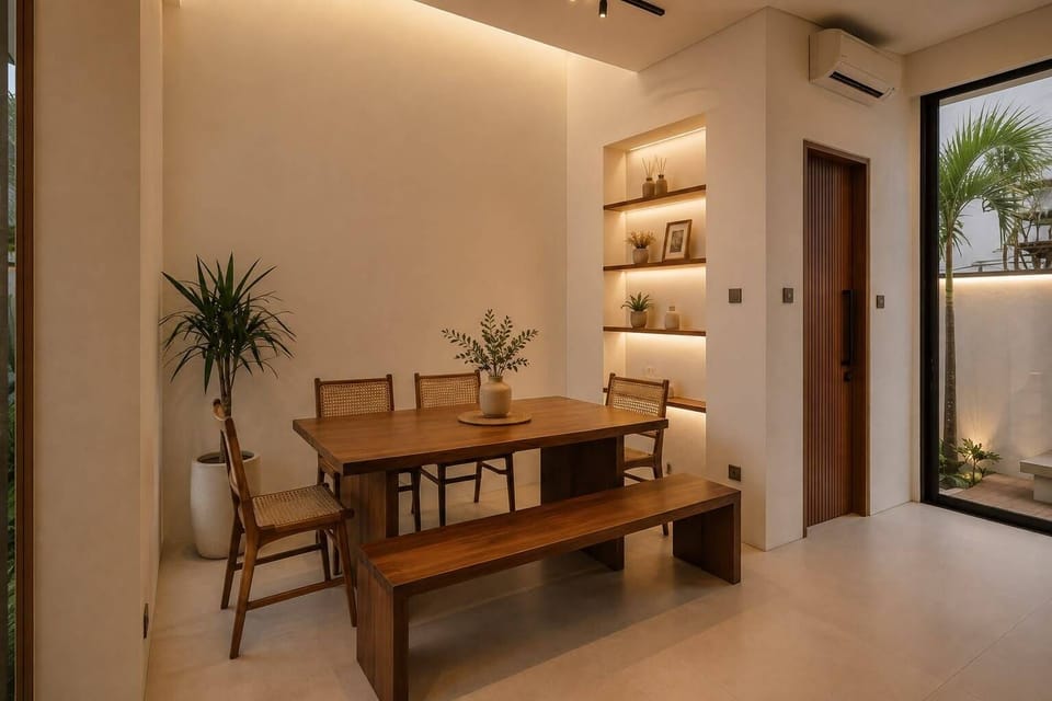 Deluxe Villa, Balcony, Garden View | Dining