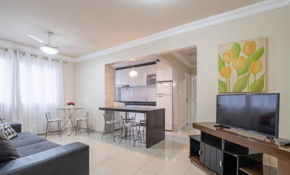 Basic Apartment | Living area | 40-inch TV with digital channels