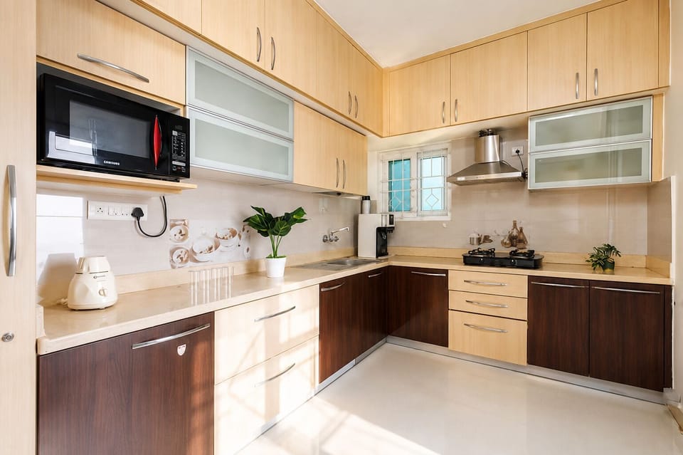 Apartment (2 Bedrooms) | Private kitchen | Microwave, oven, dishwasher, blender