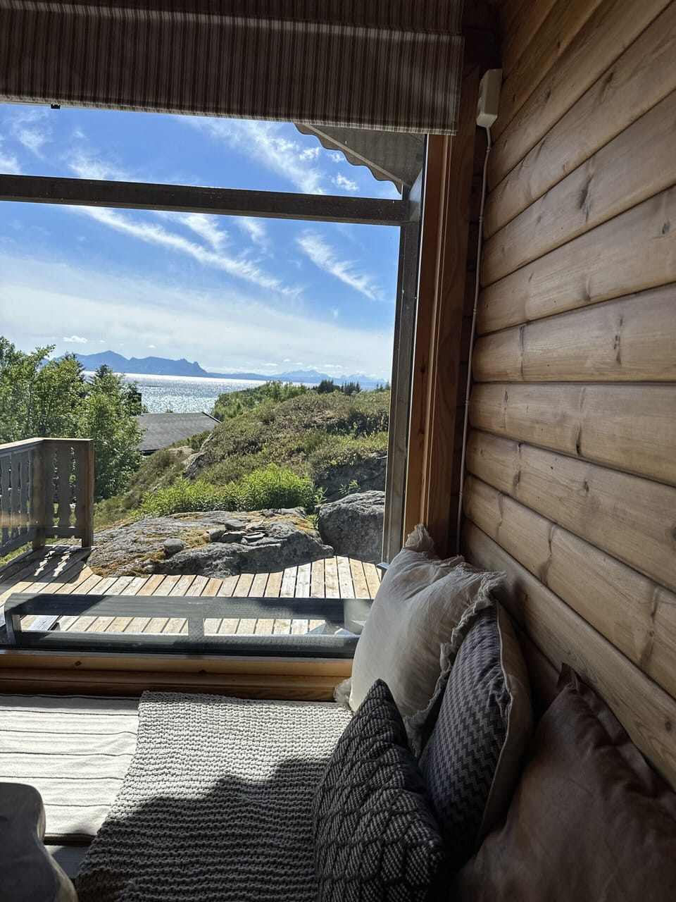 Enjoy this amazing view from the dining table