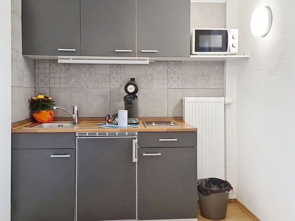 Kitchen, Kitchen Appliance, Countertop, Kitchen Sink, Major Appliance, Cabinetry, Furniture, Home Appliance, Sink, Interior Design