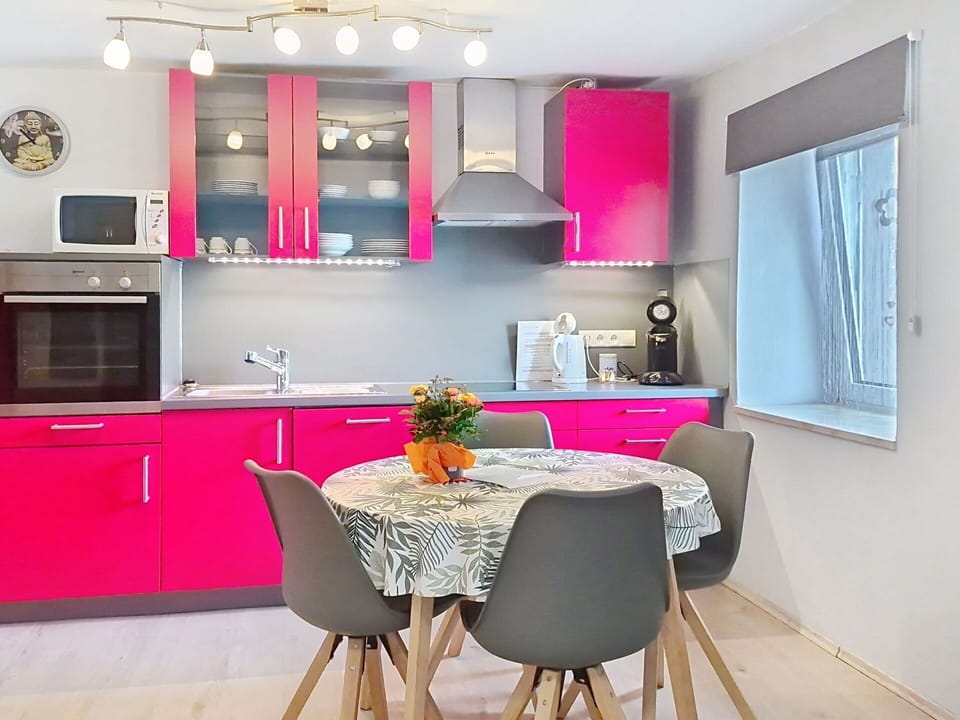 Furniture, Interior Design, Kitchen, Kitchen Appliance, Lighting, Apartment, Home, Major Appliance, Flooring, Room