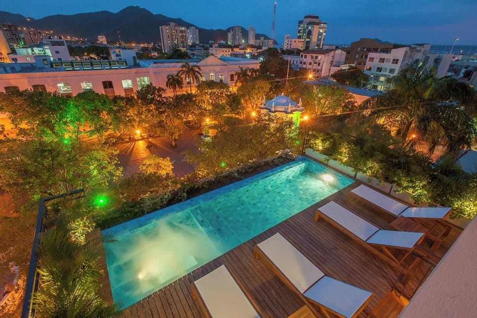Indoor pool, outdoor pool