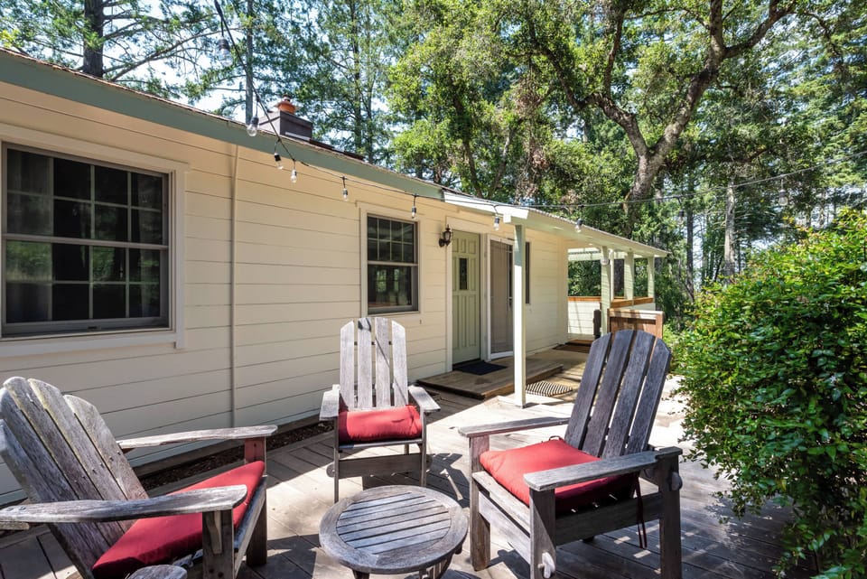 A quiet outdoor retreat designed for relaxation and connection with nature.