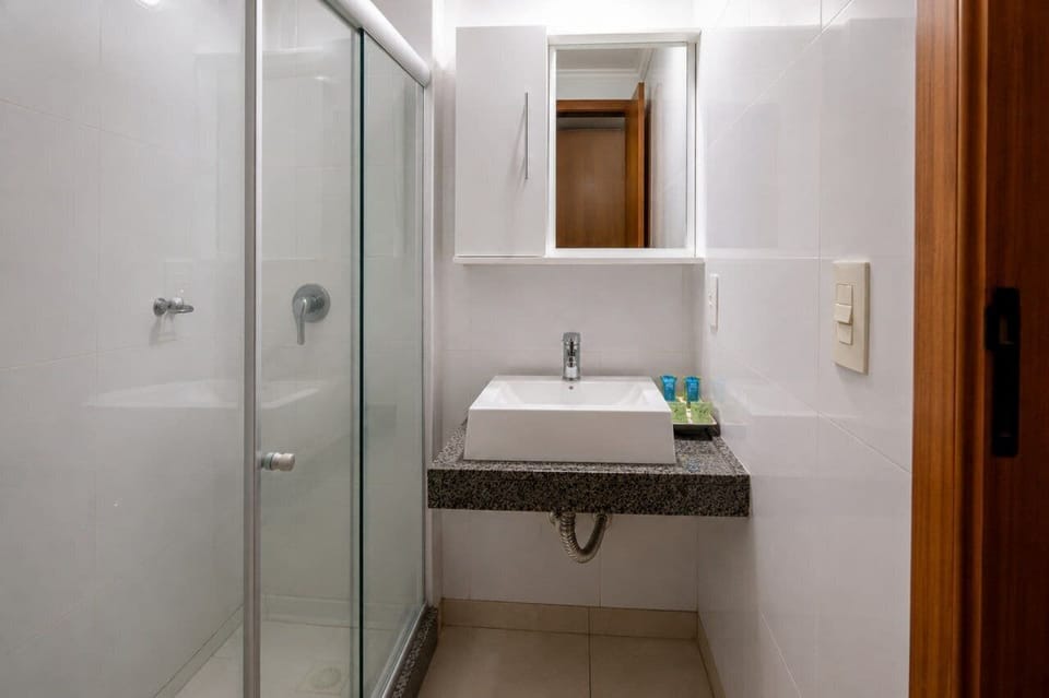 Bathroom | Shower, towels, soap, shampoo