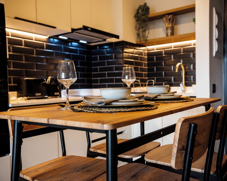 Standard Apartment, Balcony, City View | Dining