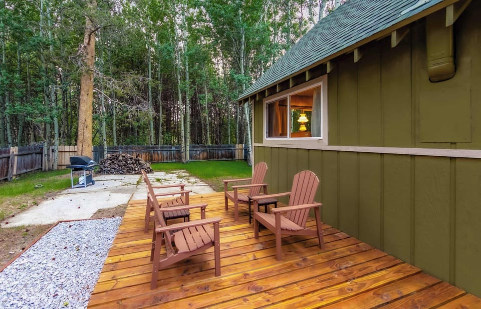A cozy deck for relaxing from sunrise to sunset