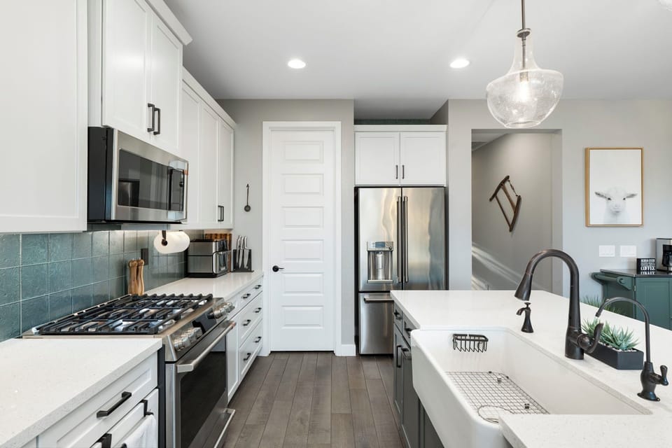  Gorgeous details and high-end finishes make this home exquisite. 