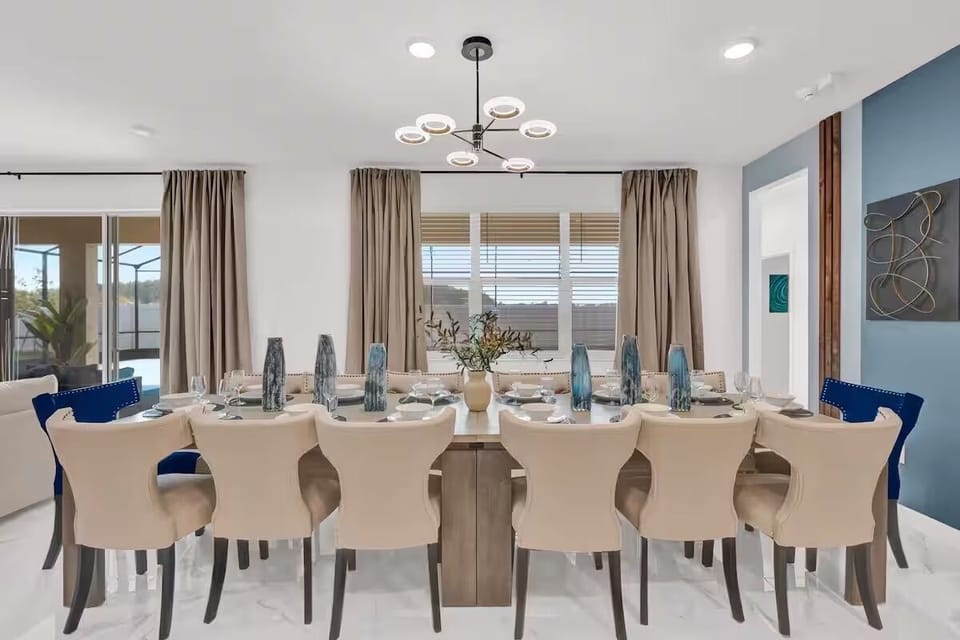 Gather around the dining table for shared meals, morning coffee, and memorable conversations.