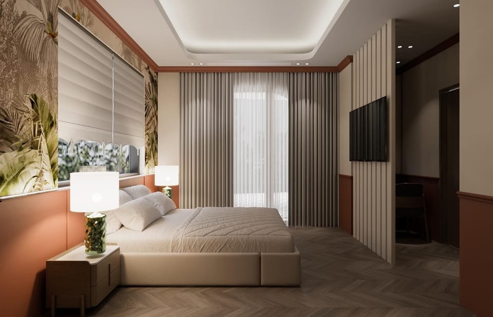 Luxury Suite, Balcony, City View | Desk, WiFi (free)