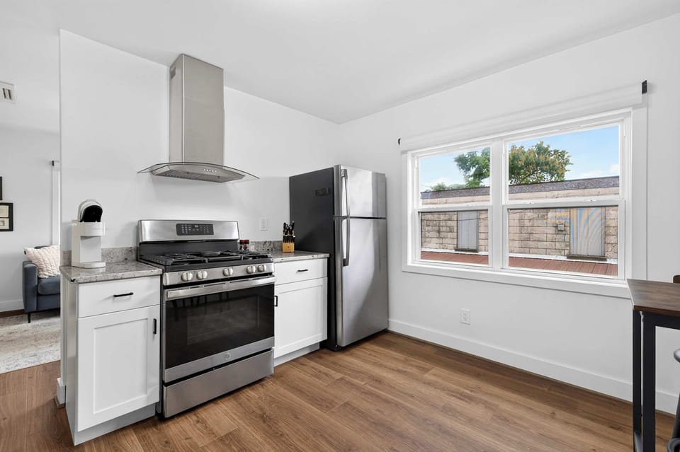 Kitchen: Make the most of this compact kitchen, thoughtfully equipped with the essentials you need to prepare simple meals, snacks, and drinks during your stay.