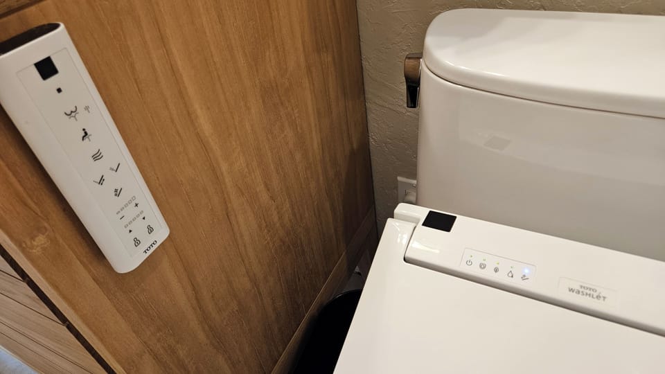 Toto Bidet toilet is a bit of luxury!