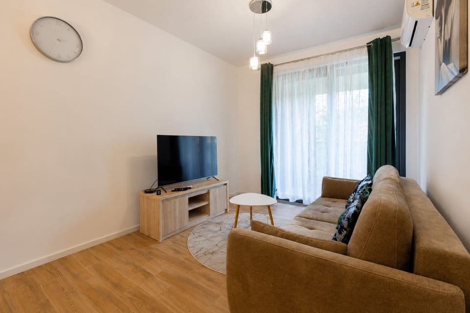 Apartment (205 C) | Living area | 30-inch flat-screen TV with digital channels
