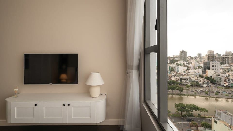 View from the Master Bedroom window which features stunning lake and city view