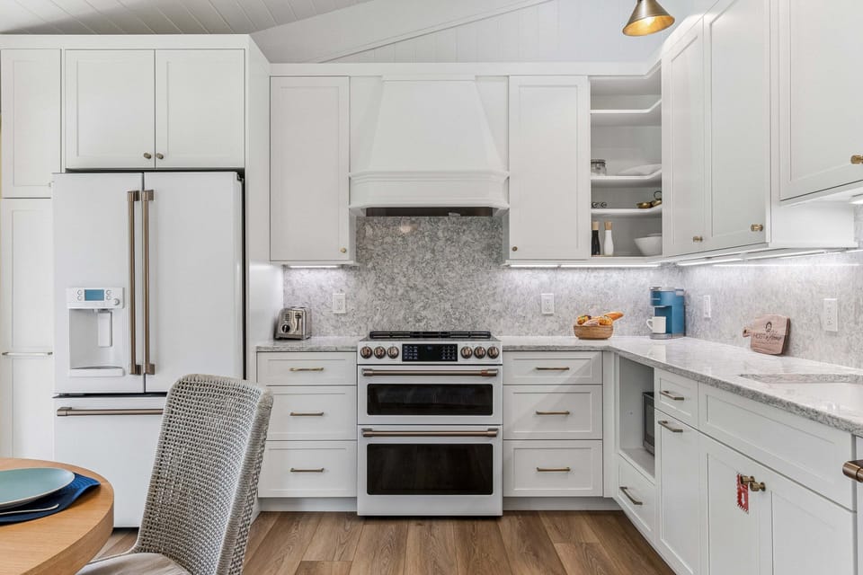 Modern appliances ready for a full holiday spread