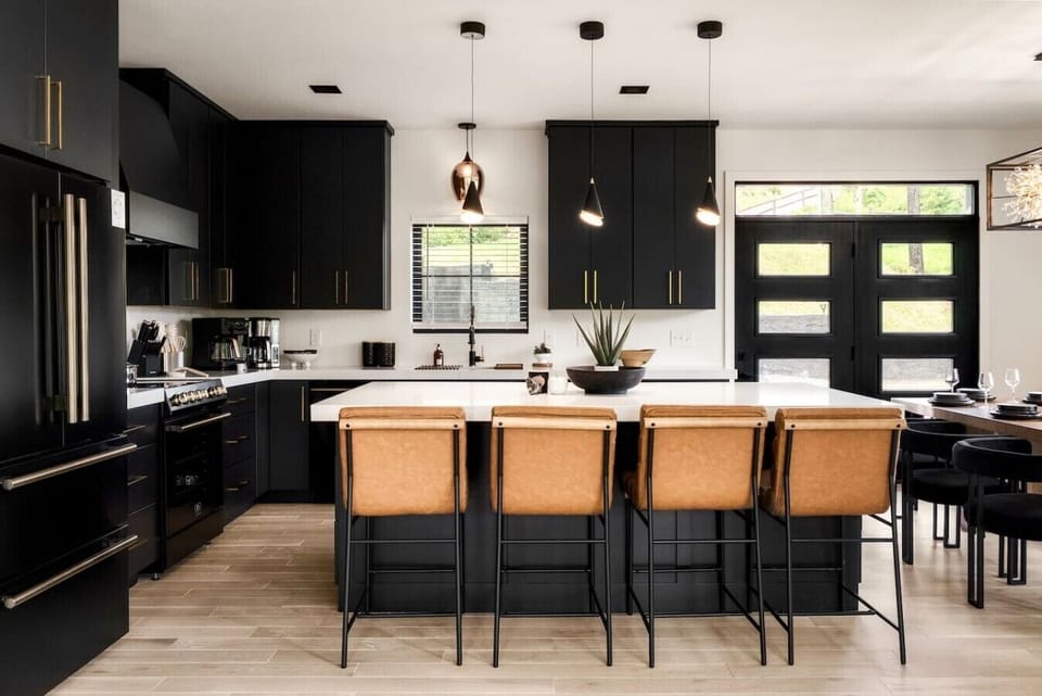 A fully stocked kitchen with everything you could need!