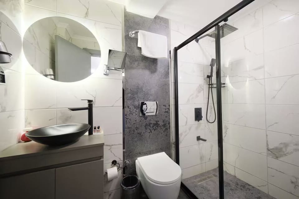 Economy Room | Bathroom | Shower, free toiletries, hair dryer, towels