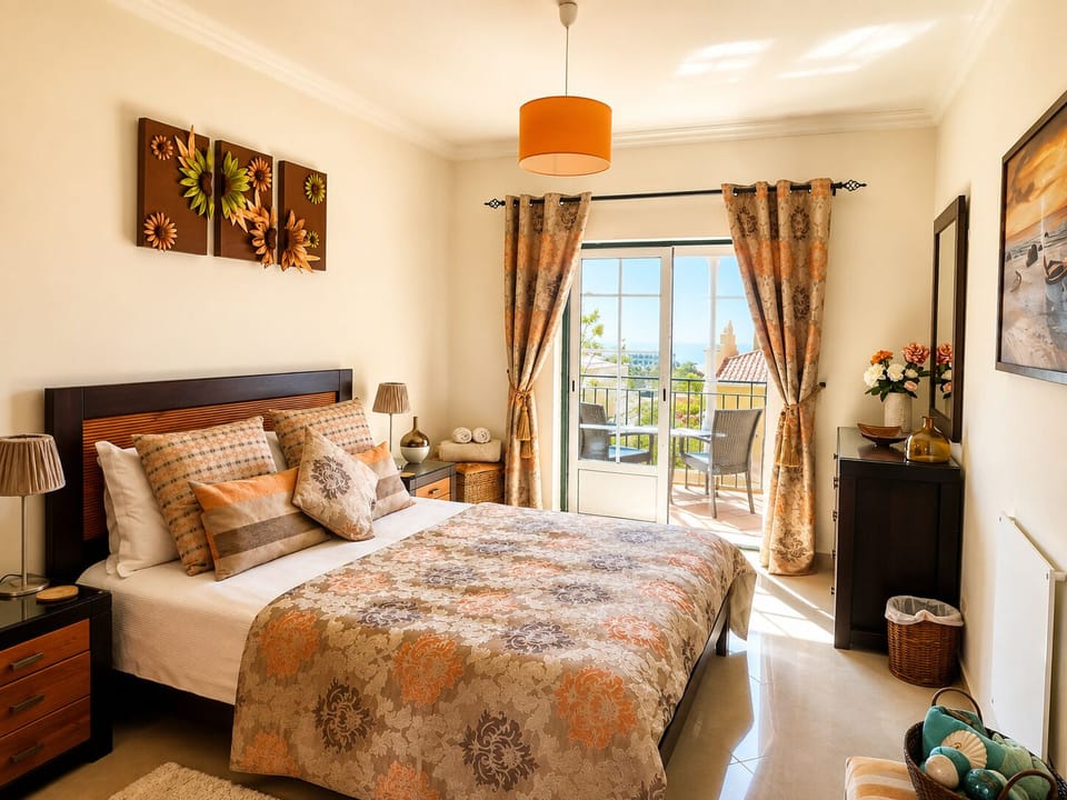 Relax & recharge in the kingsize bed, wake up to the beautiful sea view 