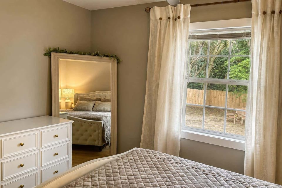 Unit B - guest bedroom dresser & mirror