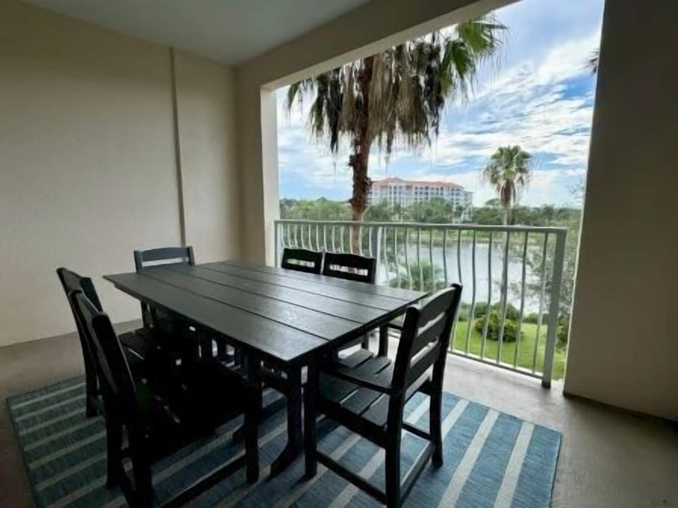 Balcony with Intracoastal waterway views — watch the sun settle over calm water from your own seat