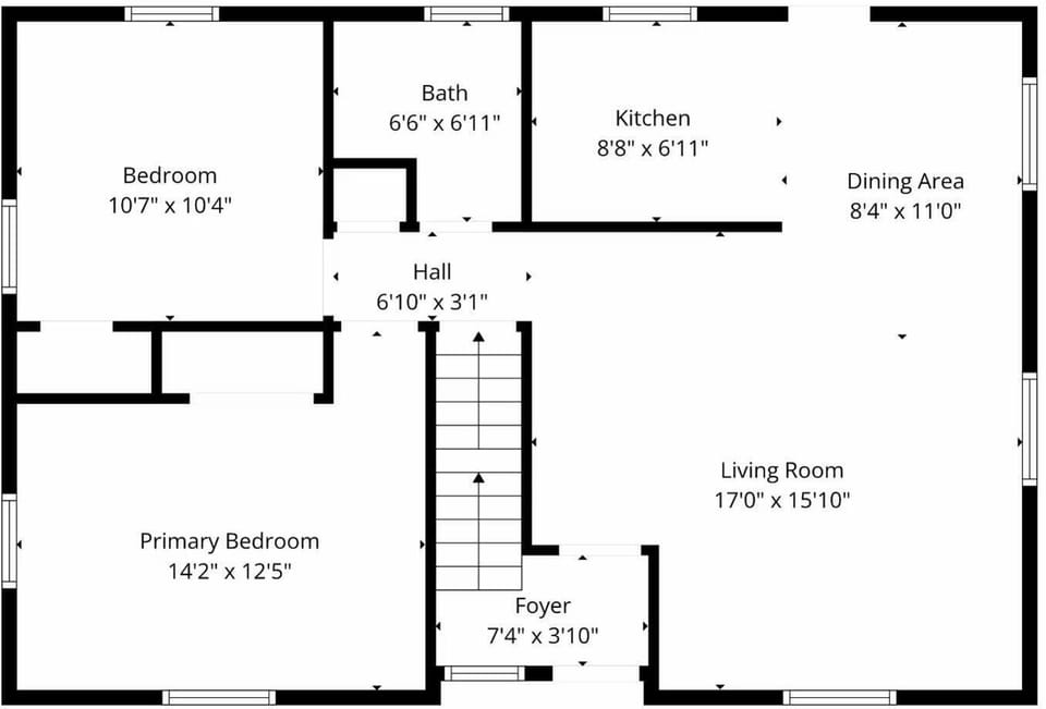 Thoughtful 2-bedroom layout with spacious living and dining areas