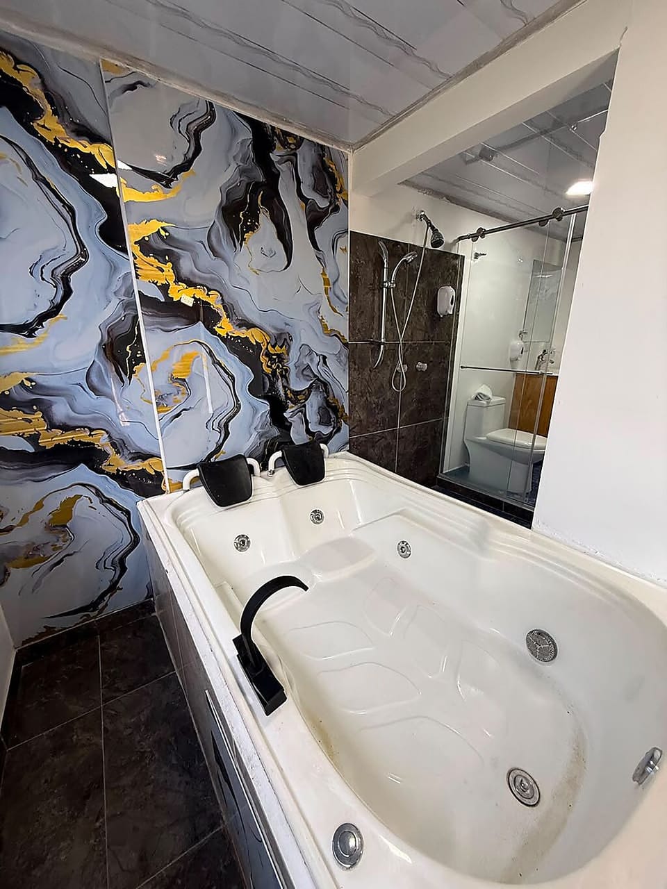 Luxury Suite, Hill View | Bathroom | Shower, towels, soap, toilet paper
