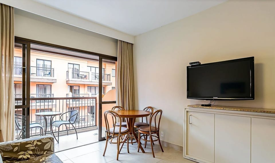 Basic Apartment | Living area | 40-inch TV with digital channels