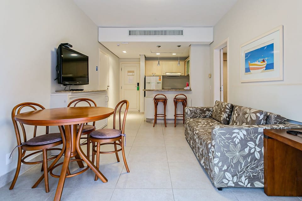 Basic Apartment | Living area | 40-inch TV with digital channels