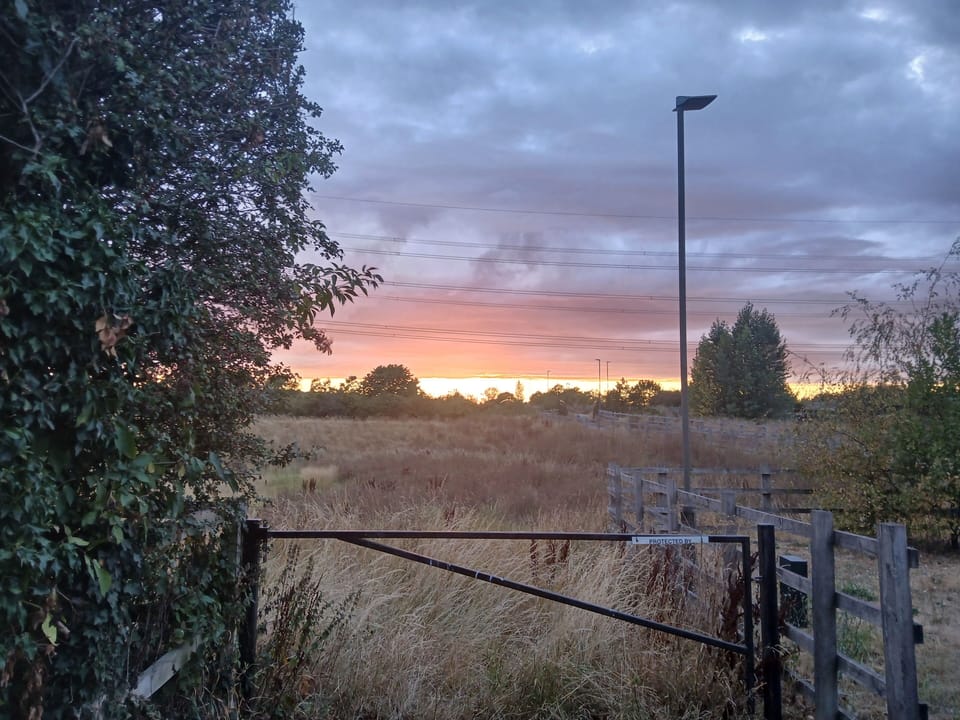 Beautiful sunsets over rother valley 